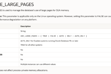 The New AUTO_ONLY option for USE_LARGE_PAGES parameter [19c feature]